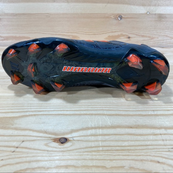 NIB Warrior Youth Skreamer Soccer Lacrosse Field Hockey Cleat Black/Orange - Picture 4 of 8